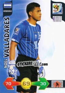 Sticker Noel Valladares - FIFA World Cup South Africa 2010. Adrenalyn XL (UK edition) n. 198 - Panini