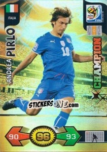 Sticker Andrea Pirlo - FIFA World Cup South Africa 2010. Adrenalyn XL (UK edition) - Panini