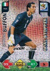 Sticker Gianluigi Buffon - FIFA World Cup South Africa 2010. Adrenalyn XL (UK edition) n. 223 - Panini