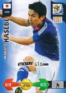 Cromo Makoto Hasebe - FIFA World Cup South Africa 2010. Adrenalyn XL (UK edition) - Panini
