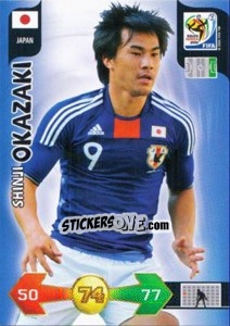 Sticker Shinji Okazaki - FIFA World Cup South Africa 2010. Adrenalyn XL (UK edition) - Panini