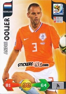 Sticker Andre Ooijer - FIFA World Cup South Africa 2010. Adrenalyn XL (UK edition) - Panini