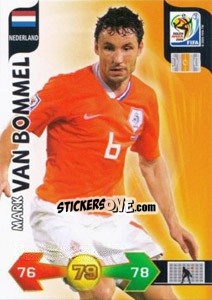 Sticker Mark van Bommel - FIFA World Cup South Africa 2010. Adrenalyn XL (UK edition) - Panini