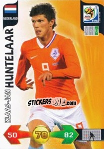 Sticker Klaas-Jan Huntelaar - FIFA World Cup South Africa 2010. Adrenalyn XL (UK edition) n. 250 - Panini