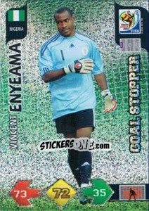 Figurina Vincent Enyeama - FIFA World Cup South Africa 2010. Adrenalyn XL (UK edition) - Panini