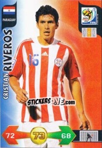 Cromo Cristian Riveros - FIFA World Cup South Africa 2010. Adrenalyn XL (UK edition) - Panini