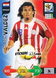 Sticker Nelson Valdez - FIFA World Cup South Africa 2010. Adrenalyn XL (UK edition) - Panini