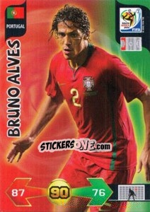 Sticker Bruno Alves - FIFA World Cup South Africa 2010. Adrenalyn XL (UK edition) n. 274 - Panini