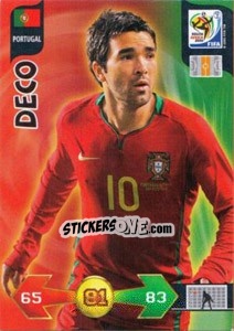 Figurina Deco - FIFA World Cup South Africa 2010. Adrenalyn XL (UK edition) - Panini