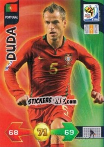 Figurina Duda - FIFA World Cup South Africa 2010. Adrenalyn XL (UK edition) - Panini