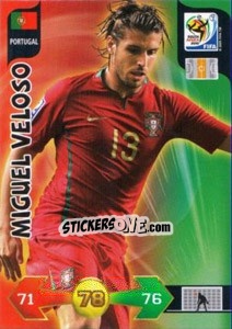 Figurina Miguel Veloso - FIFA World Cup South Africa 2010. Adrenalyn XL (UK edition) - Panini