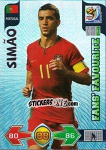 Sticker Simão - FIFA World Cup South Africa 2010. Adrenalyn XL (UK edition) - Panini