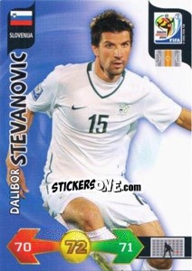 Figurina Dalibor Stevanovic - FIFA World Cup South Africa 2010. Adrenalyn XL (UK edition) - Panini