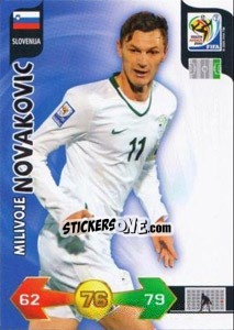 Sticker Milivoje Novakovic - FIFA World Cup South Africa 2010. Adrenalyn XL (UK edition) n. 294 - Panini