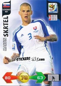 Sticker Martin Skrtel - FIFA World Cup South Africa 2010. Adrenalyn XL (UK edition) - Panini