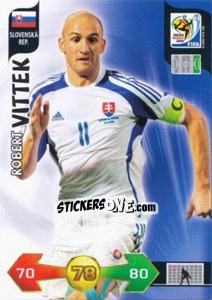 Cromo Robert Vittek - FIFA World Cup South Africa 2010. Adrenalyn XL (UK edition) - Panini