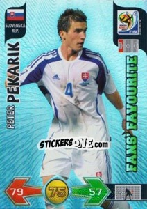 Figurina Peter Pekarik - FIFA World Cup South Africa 2010. Adrenalyn XL (UK edition) - Panini