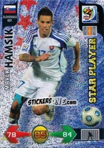 Cromo Marek Hamsik - FIFA World Cup South Africa 2010. Adrenalyn XL (UK edition) n. 305 - Panini