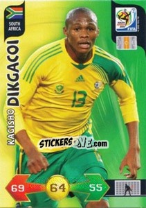 Cromo Kagisho Dikgacoi - FIFA World Cup South Africa 2010. Adrenalyn XL (UK edition) - Panini