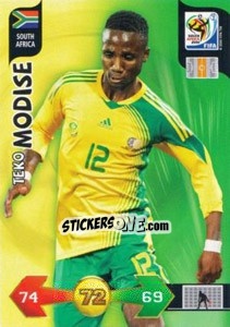 Figurina Teko Modise - FIFA World Cup South Africa 2010. Adrenalyn XL (UK edition) - Panini