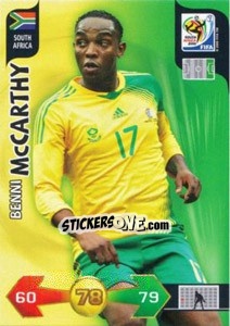 Cromo Benni McCarthy - FIFA World Cup South Africa 2010. Adrenalyn XL (UK edition) - Panini