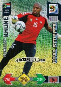 Sticker Itumeleng Khune - FIFA World Cup South Africa 2010. Adrenalyn XL (UK edition) - Panini