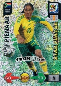 Cromo Steven Pienaar - FIFA World Cup South Africa 2010. Adrenalyn XL (UK edition) - Panini