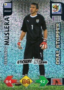 Sticker Fernando Muslera - FIFA World Cup South Africa 2010. Adrenalyn XL (UK edition) n. 336 - Panini