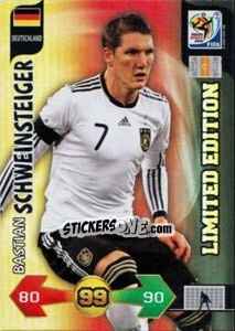 Sticker Bastian Schweinsteiger - FIFA World Cup South Africa 2010. Adrenalyn XL (UK edition) n. LE7 - Panini