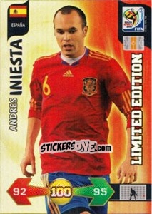 Cromo Andres Iniesta