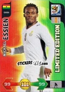 Sticker Michael Essien - FIFA World Cup South Africa 2010. Adrenalyn XL (UK edition) n. LE17 - Panini