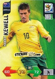 Cromo Harry Kewell - FIFA World Cup South Africa 2010. Adrenalyn XL (UK edition) - Panini
