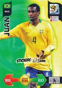 Sticker Juan - FIFA World Cup South Africa 2010. Adrenalyn XL (UK edition) - Panini