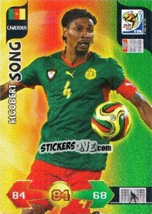 Cromo Rigobert Song - FIFA World Cup South Africa 2010. Adrenalyn XL (UK edition) - Panini