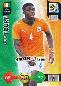 Sticker Kolo Toure - FIFA World Cup South Africa 2010. Adrenalyn XL (UK edition) - Panini