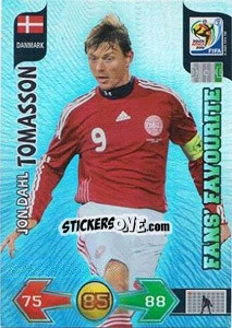 Sticker Jon Dahl Tomasson - FIFA World Cup South Africa 2010. Adrenalyn XL (UK edition) - Panini
