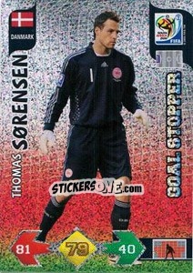 Figurina Thomas Sorensen - FIFA World Cup South Africa 2010. Adrenalyn XL (UK edition) - Panini