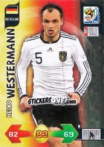Sticker Heiko Westermann - FIFA World Cup South Africa 2010. Adrenalyn XL (UK edition) - Panini