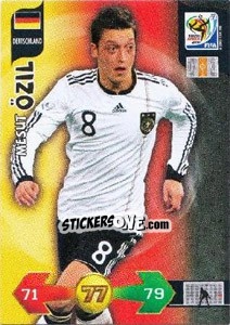 Sticker Mesut Özil - FIFA World Cup South Africa 2010. Adrenalyn XL (UK edition) n. 93 - Panini