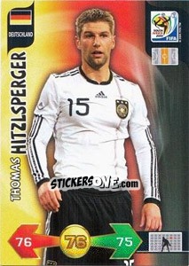 Sticker Thomas Hitzlsperger - FIFA World Cup South Africa 2010. Adrenalyn XL (UK edition) n. 94 - Panini