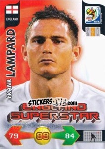 Figurina Frank Lampard - FIFA World Cup South Africa 2010. Adrenalyn XL (UK edition) - Panini