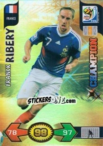 Sticker Franck Ribery - FIFA World Cup South Africa 2010. Adrenalyn XL (UK edition) n. 163 - Panini