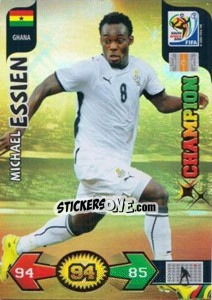 Sticker Michael Essien - FIFA World Cup South Africa 2010. Adrenalyn XL (UK edition) - Panini