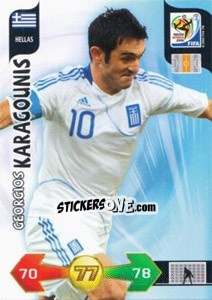 Sticker Giorgos Karagounis - FIFA World Cup South Africa 2010. Adrenalyn XL (UK edition) - Panini