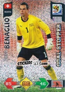 Sticker Diego Benaglio - FIFA World Cup South Africa 2010. Adrenalyn XL (UK edition) n. 196 - Panini