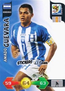 Sticker Amado Guevara - FIFA World Cup South Africa 2010. Adrenalyn XL (UK edition) - Panini