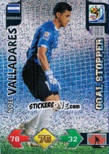 Sticker Noel Valladares - FIFA World Cup South Africa 2010. Adrenalyn XL (UK edition) n. 202 - Panini