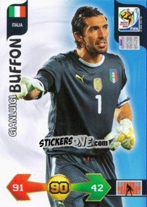 Sticker Gianluigi Buffon - FIFA World Cup South Africa 2010. Adrenalyn XL (UK edition) n. 204 - Panini