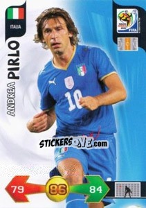 Cromo Andrea Pirlo - FIFA World Cup South Africa 2010. Adrenalyn XL (UK edition) - Panini