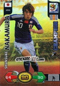 Cromo Shunsuke Nakamura - FIFA World Cup South Africa 2010. Adrenalyn XL (UK edition) - Panini